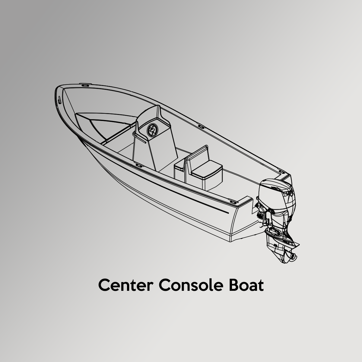 V-Hull Center Console Boat Style
