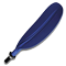 kayak paddle head blue