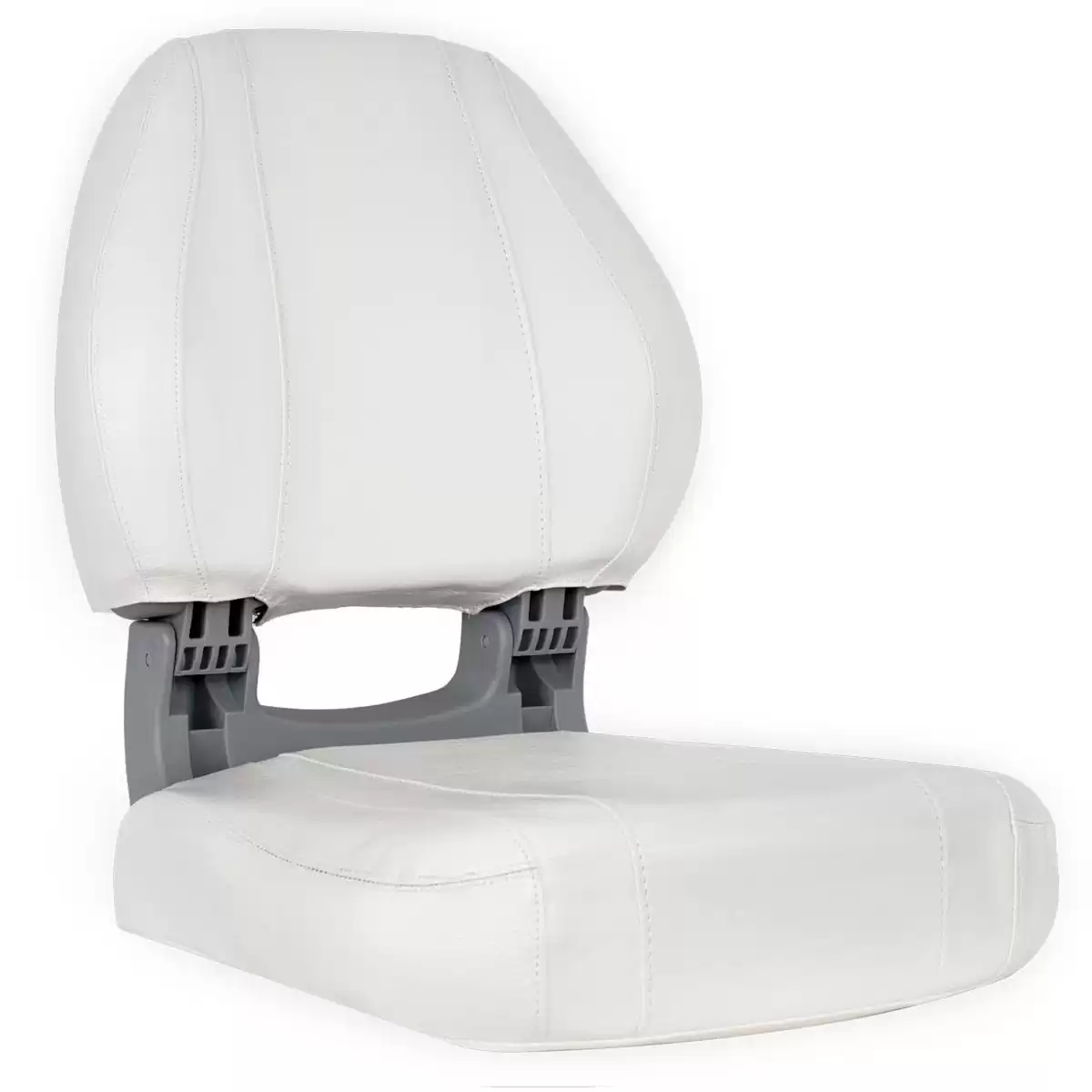 Deluxe Hi Back Folding Boat Seat White